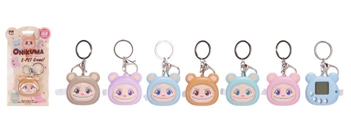 ONIKUMA E-Pet Game (Tamagotchi) c/backcard 6ass…x144